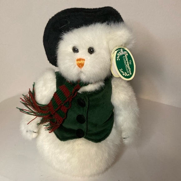 Vintage Other - Vintage Sir Blizzard Snowman Teddy Bear #173025  New Never used